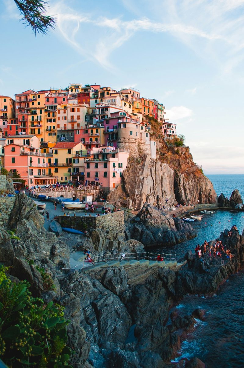Colorful houses of Cinque Terre on the Italian coast
